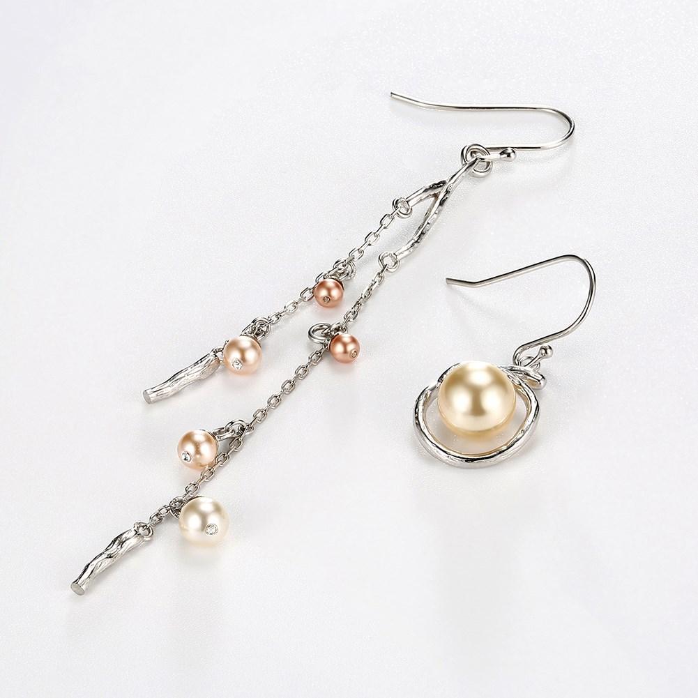 Sterling Silver Earring with  Crystals