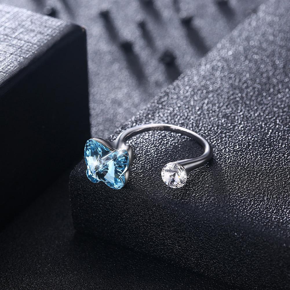 Star Sterling Silver Adjustable Ring
